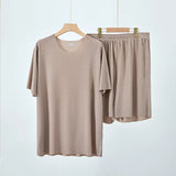 Pyjama Large en Soie Glacée Homme Femme