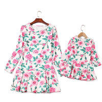 Robe Rosier Mère Fille