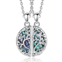 Collier Amitié Feuilles Abalone