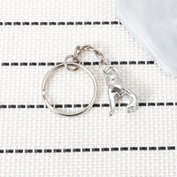 Porte Clés Coeur Mains 2 Parties