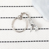 Porte Clés Coeur Mains 2 Parties