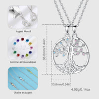 Collier Amitié Arbre de Vie Argent