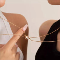 Collier petite étoile pour 2