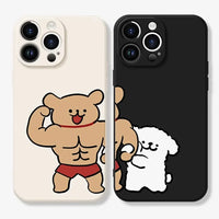 Coque pour Deux iPhone Cartoon