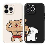 Coque pour Deux iPhone Cartoon