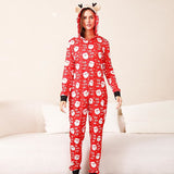 Combi Pyjama Noël Femme
