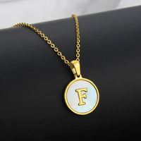 Collier Lettre Acier Inoxydable