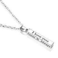 Collier I Love Your Barre Argent