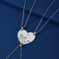 Colliers 3 Coeur Partageables Argent