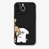 Coque pour Deux iPhone Cartoon