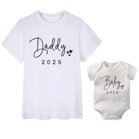 T-Shirt Papa et Bébé Assorti