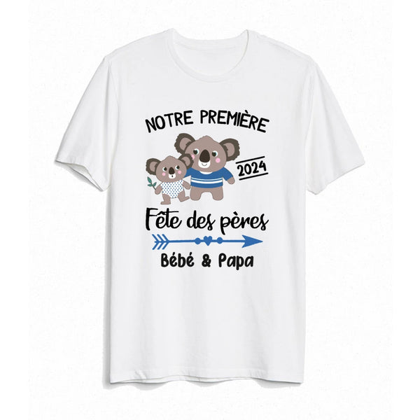 T-Shirt Fête des Pères Bébé Papa