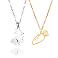 Collier Lapin Carotte Amitié