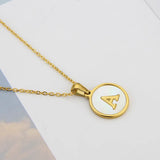 Collier Lettre Acier Inoxydable