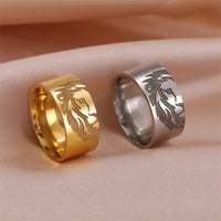 Bague Lion Lionne Or Argent