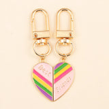 Porte Clé Amitié Coeur