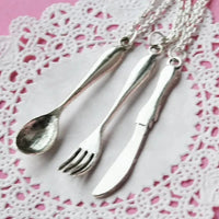 Colliers cuillère Couteau Fourchette