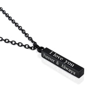 Collier I Love Your Barre Noir