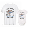 T-Shirt Fête des Pères Bébé Papa