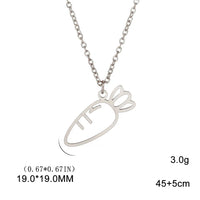 Collier Carotte Argent