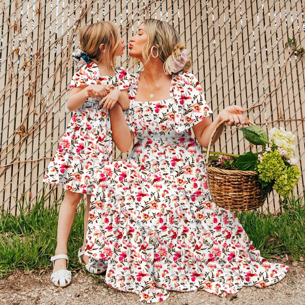 Robe Mère et Fille Identique