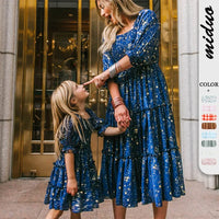 Robe Etoiles Vintage Mère Fille