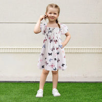 robe papillon petite fille