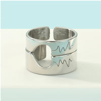 Bague Battement Coeur Emboitable