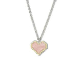 Collier Coeur Pixel Couple