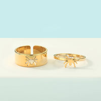 Bague Araignée Couple