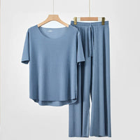 Pyjama Large en Soie Glacée Homme Femme