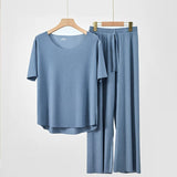 Pyjama Large en Soie Glacée Homme Femme