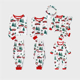 Pyjama Blanc Motifs de Noël
