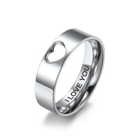Set Bague Coeur Pour 2