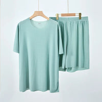 Pyjama Large en Soie Glacée Homme Femme