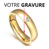 Alliance Dorée Personnalisable Femme
