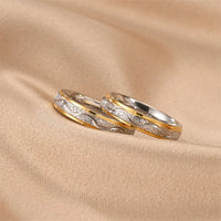 bague vague givré