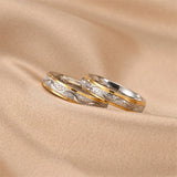 bague vague givré