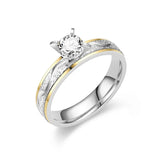Bague Effet Givré Couple