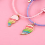 Bracelet Coeur Arc-en-Ciel pour 2