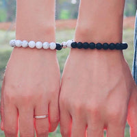 Bracelet Couple Distance Aimanté