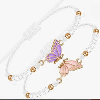 Bracelets Fantaisie Papillon (pour 2)