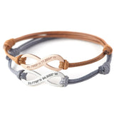 Bracelet Infini Couple Personnalisé