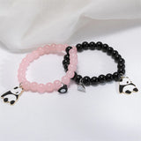 bracelet pierre panda amitié