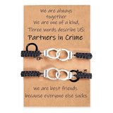 Bracelet Partner in Crime (2 Pcs)