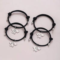 Bracelet Soleil Lune Etoile Nuage pour 4