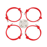 bracelet pour 4 rouge