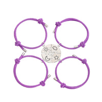 bracelet pour 4 violet