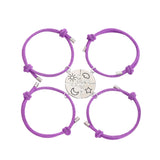 bracelet pour 4 violet