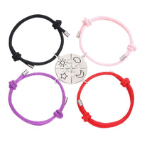 Bracelet Soleil Lune Etoile Nuage pour 4